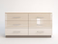 Cassettiera-MDF-158x46x79 cm-Beige chiaro-Design contemporaneo