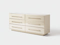 Cassettiera-MDF-160x47x82 cm-Avorio-Design contemporaneo