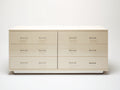 Cassettiera-MDF laccato-168x48x82 cm-Bianco avorio-Design contemporaneo